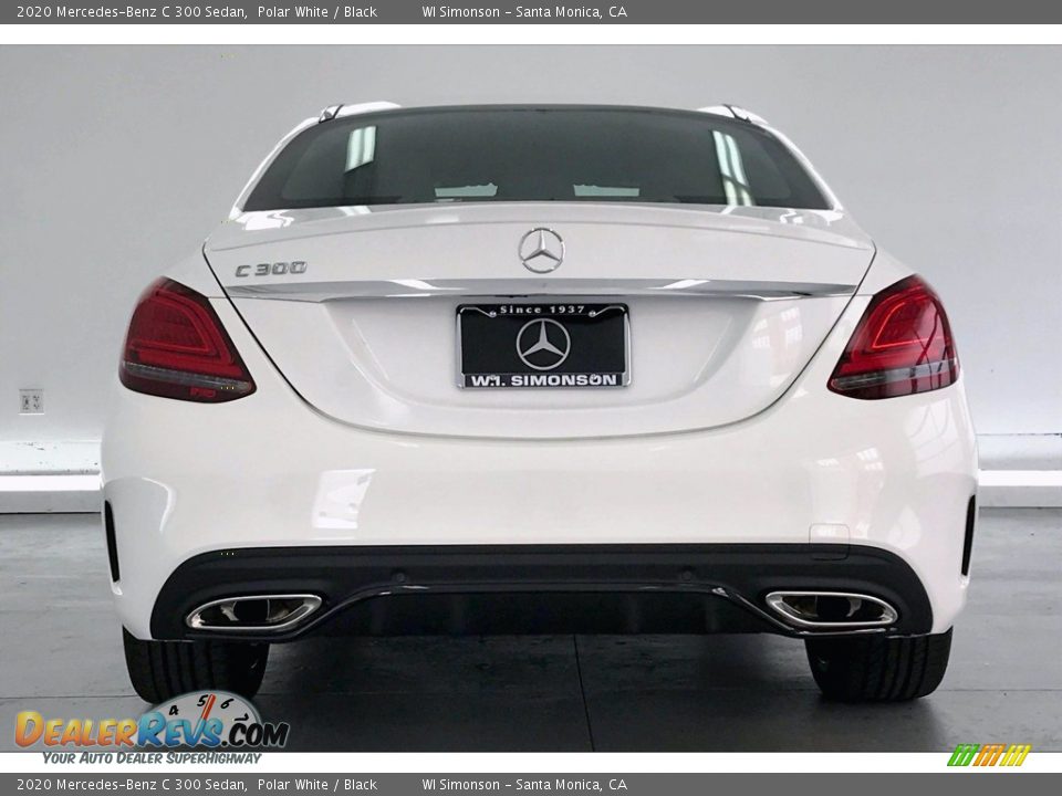 2020 Mercedes-Benz C 300 Sedan Polar White / Black Photo #3