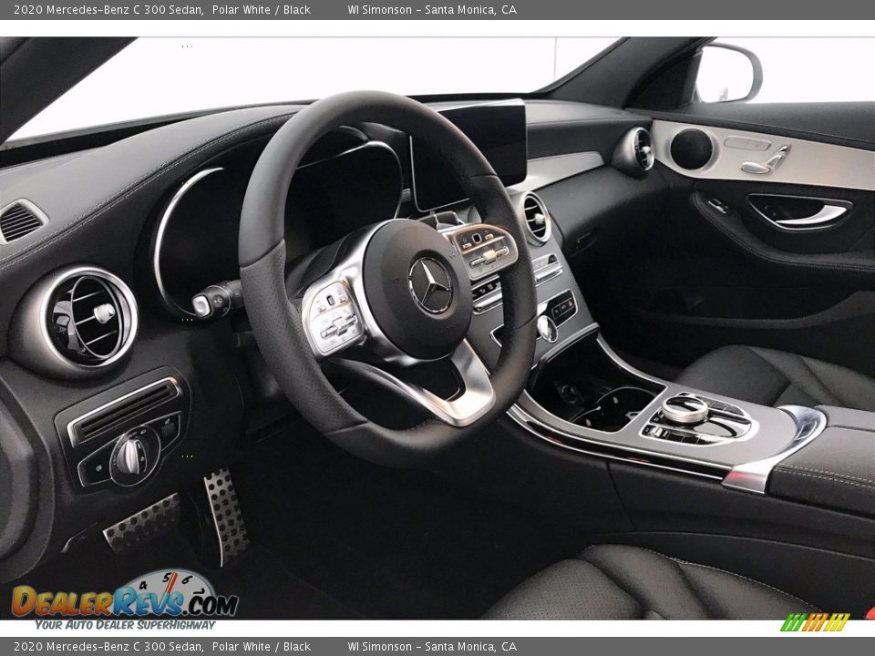 2020 Mercedes-Benz C 300 Sedan Polar White / Black Photo #4