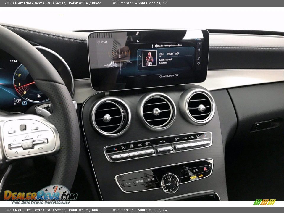 2020 Mercedes-Benz C 300 Sedan Polar White / Black Photo #6
