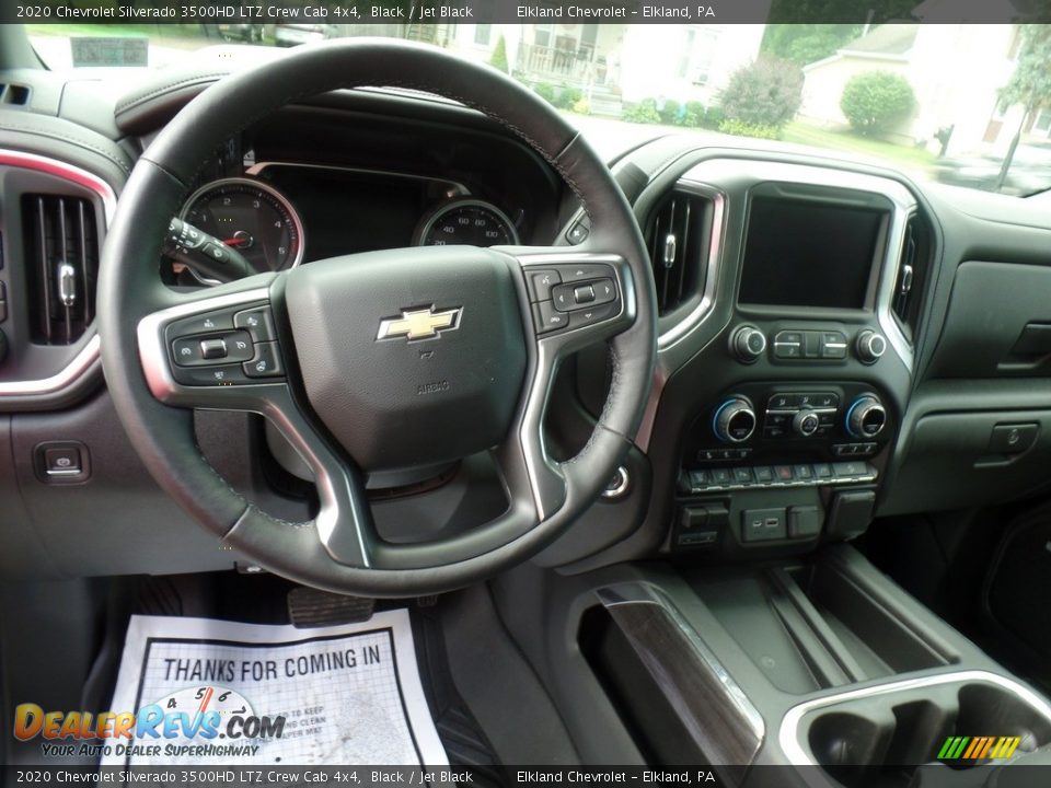 2020 Chevrolet Silverado 3500HD LTZ Crew Cab 4x4 Black / Jet Black Photo #26