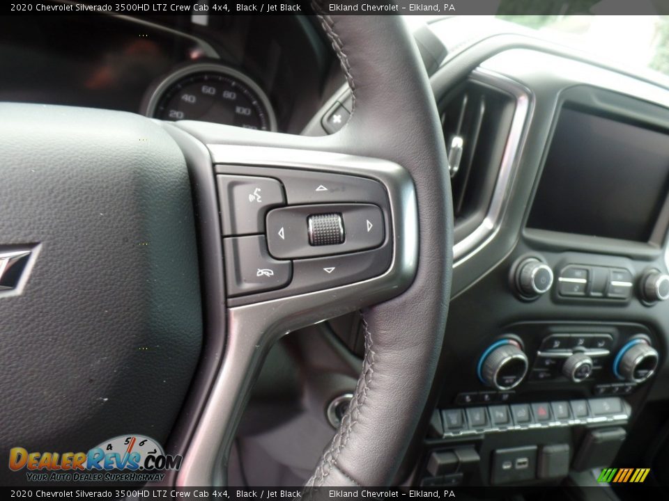 2020 Chevrolet Silverado 3500HD LTZ Crew Cab 4x4 Black / Jet Black Photo #27