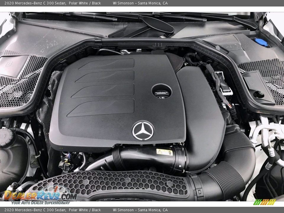 2020 Mercedes-Benz C 300 Sedan Polar White / Black Photo #8