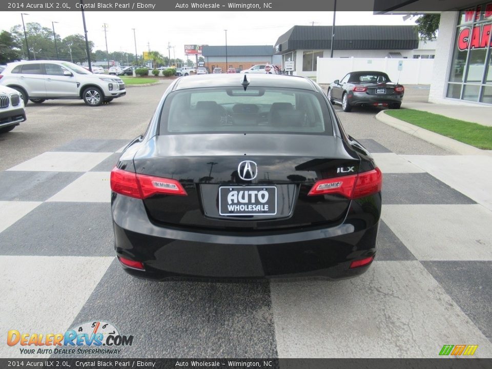 2014 Acura ILX 2.0L Crystal Black Pearl / Ebony Photo #4