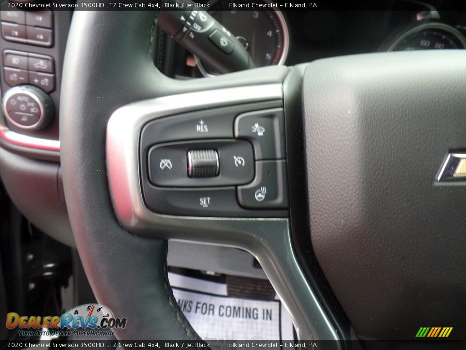2020 Chevrolet Silverado 3500HD LTZ Crew Cab 4x4 Black / Jet Black Photo #28