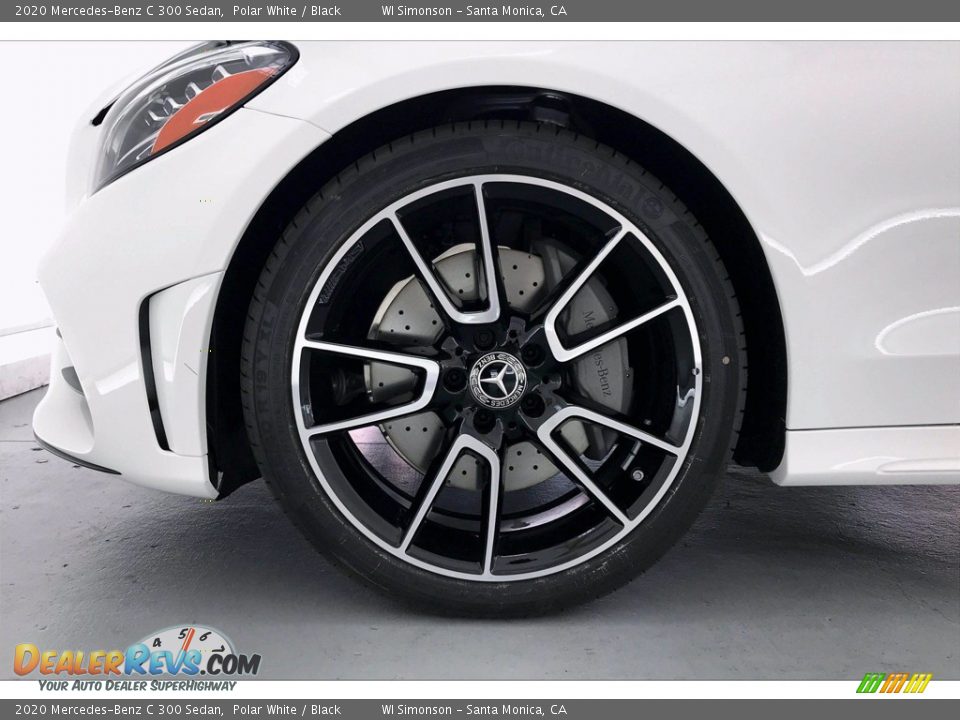 2020 Mercedes-Benz C 300 Sedan Polar White / Black Photo #9