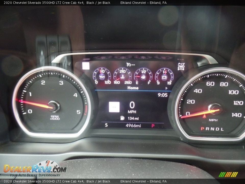2020 Chevrolet Silverado 3500HD LTZ Crew Cab 4x4 Black / Jet Black Photo #31
