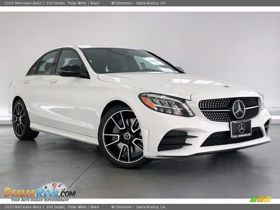 2020 Mercedes-Benz C 300 Sedan Polar White / Black Photo #12