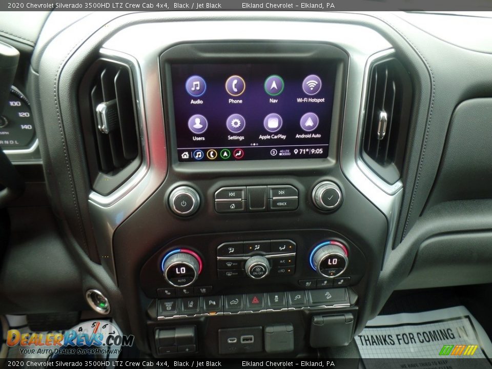 2020 Chevrolet Silverado 3500HD LTZ Crew Cab 4x4 Black / Jet Black Photo #33