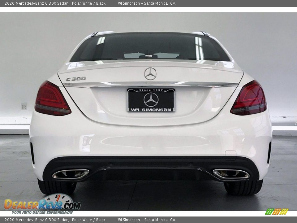 2020 Mercedes-Benz C 300 Sedan Polar White / Black Photo #3