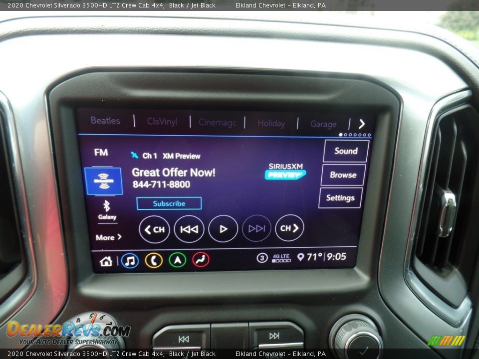 2020 Chevrolet Silverado 3500HD LTZ Crew Cab 4x4 Black / Jet Black Photo #35