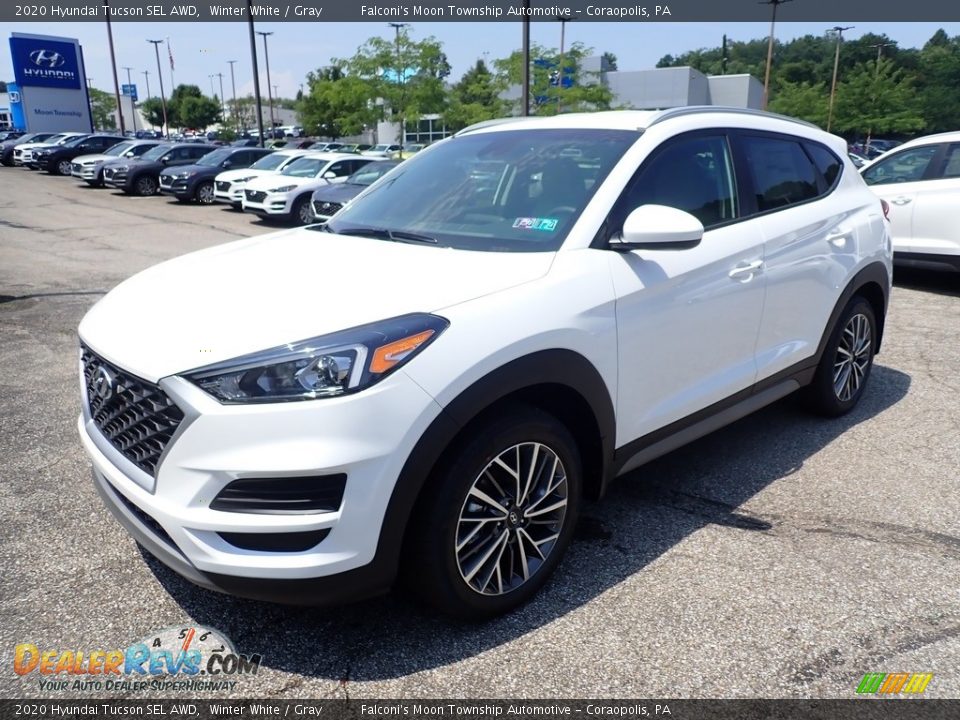 2020 Hyundai Tucson SEL AWD Winter White / Gray Photo #5