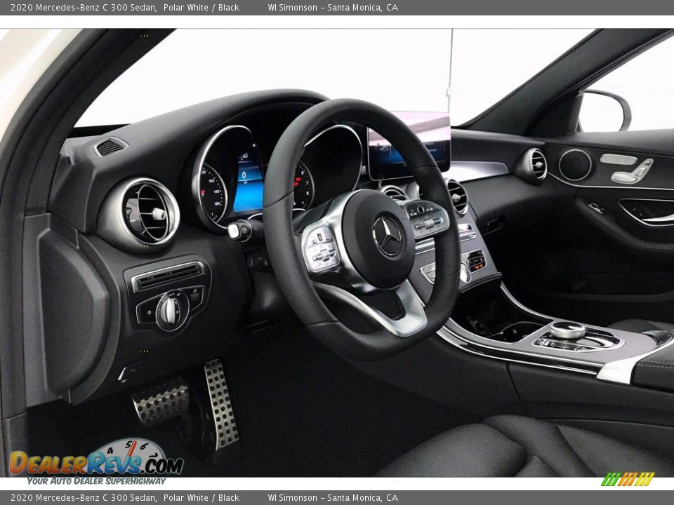 2020 Mercedes-Benz C 300 Sedan Polar White / Black Photo #4