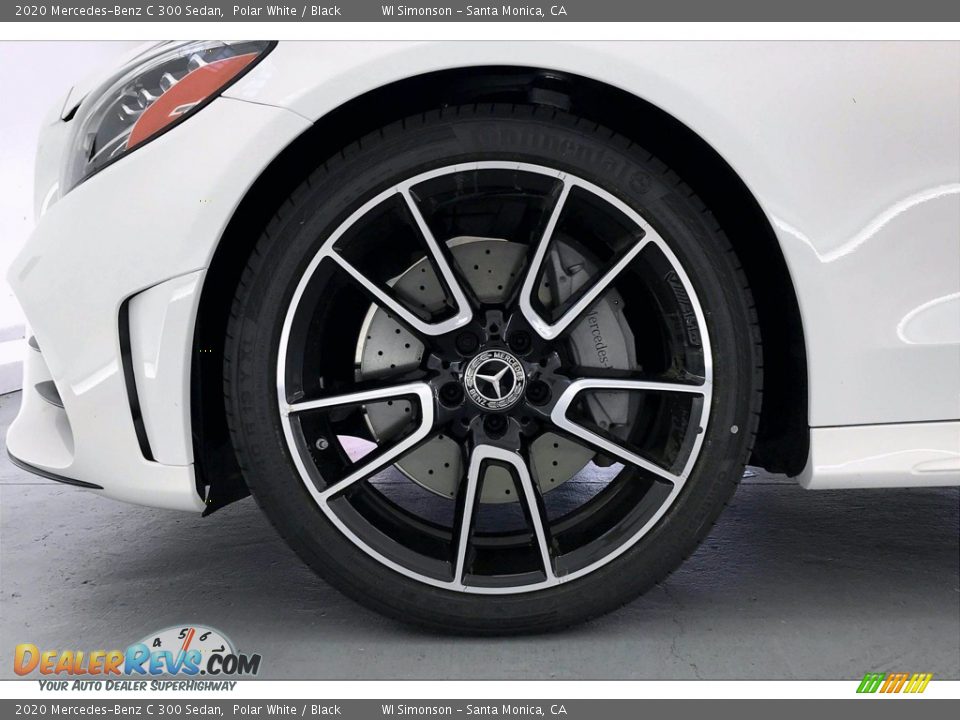 2020 Mercedes-Benz C 300 Sedan Polar White / Black Photo #9