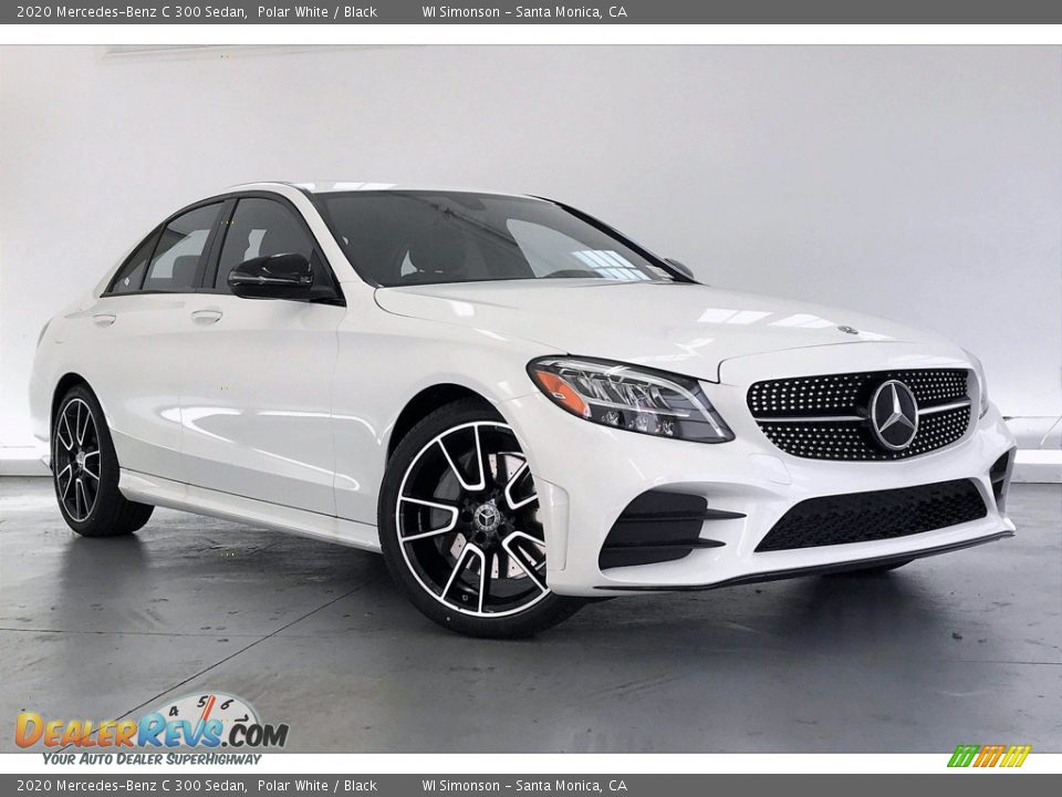 2020 Mercedes-Benz C 300 Sedan Polar White / Black Photo #12