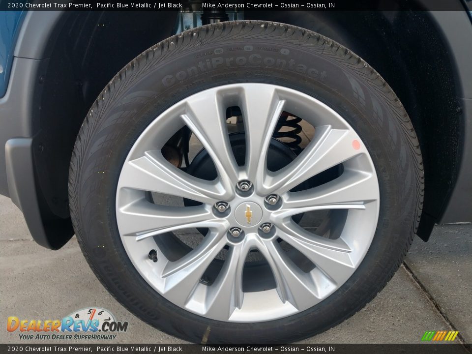 2020 Chevrolet Trax Premier Pacific Blue Metallic / Jet Black Photo #12