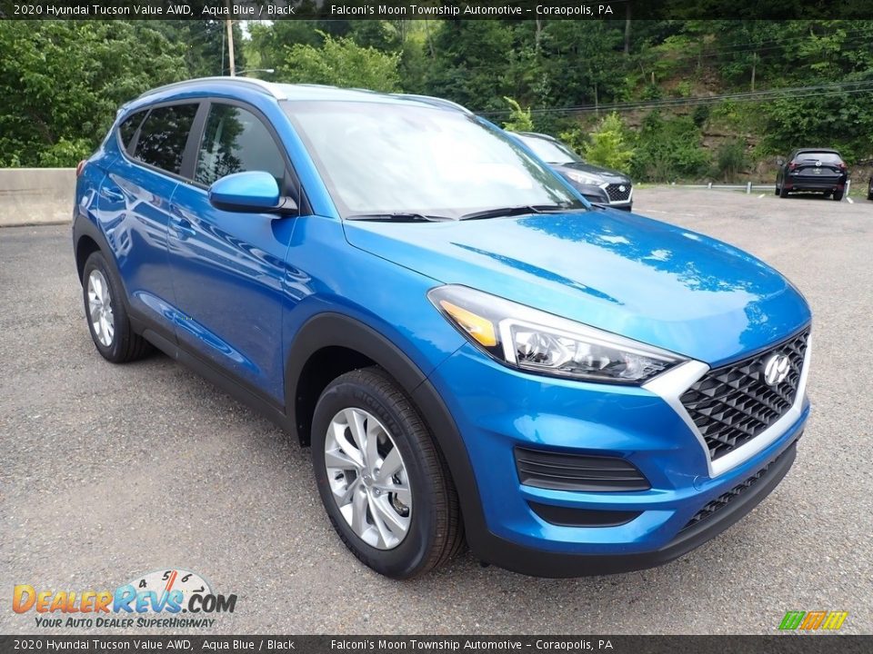 Front 3/4 View of 2020 Hyundai Tucson Value AWD Photo #2
