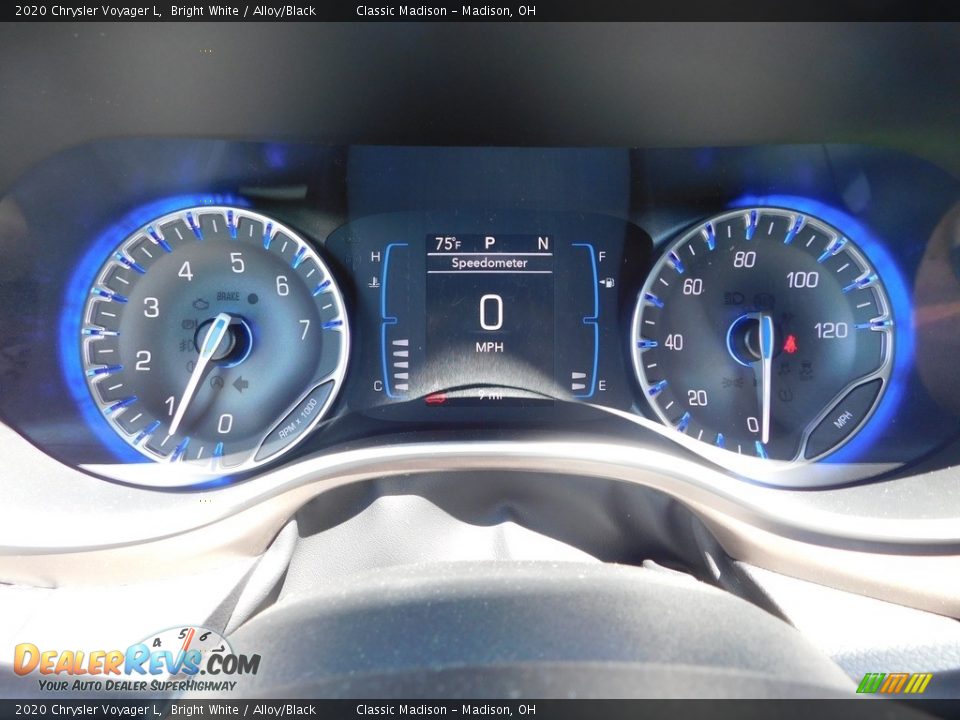 2020 Chrysler Voyager L Bright White / Alloy/Black Photo #13