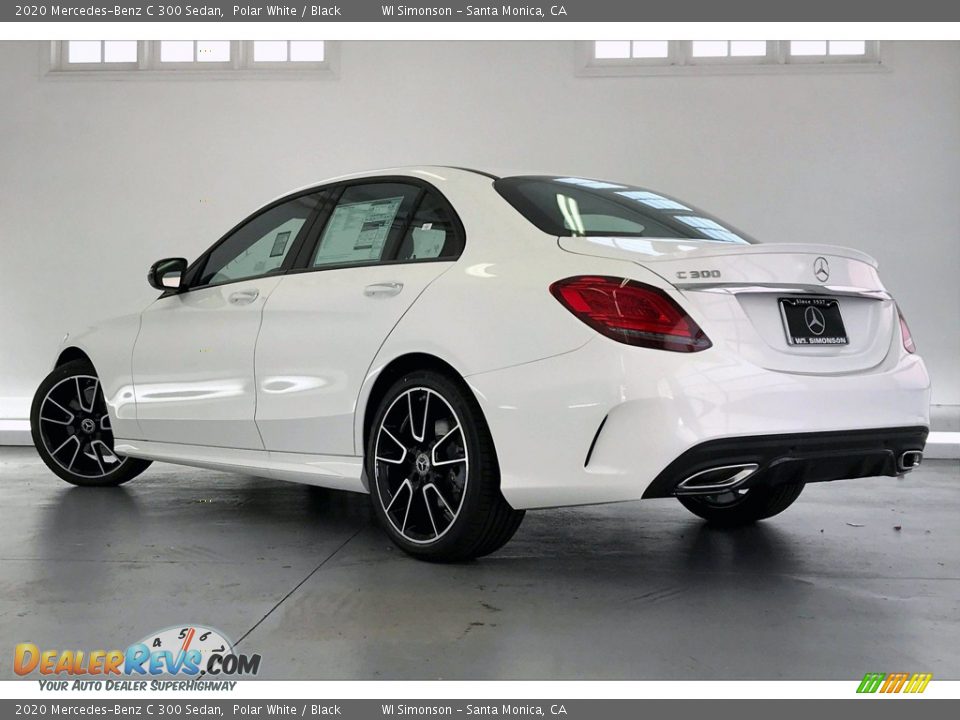 2020 Mercedes-Benz C 300 Sedan Polar White / Black Photo #2