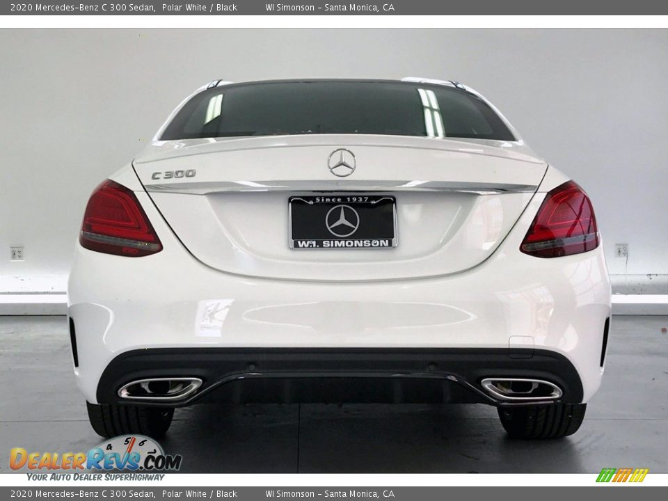 2020 Mercedes-Benz C 300 Sedan Polar White / Black Photo #3