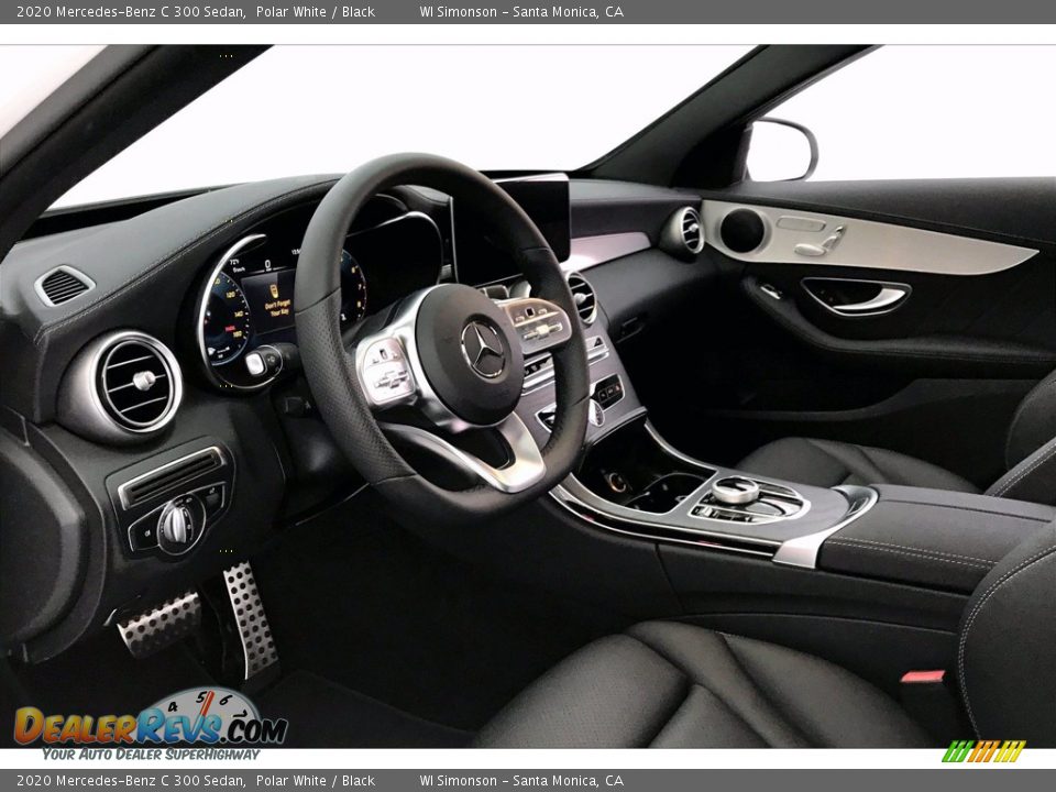 2020 Mercedes-Benz C 300 Sedan Polar White / Black Photo #4