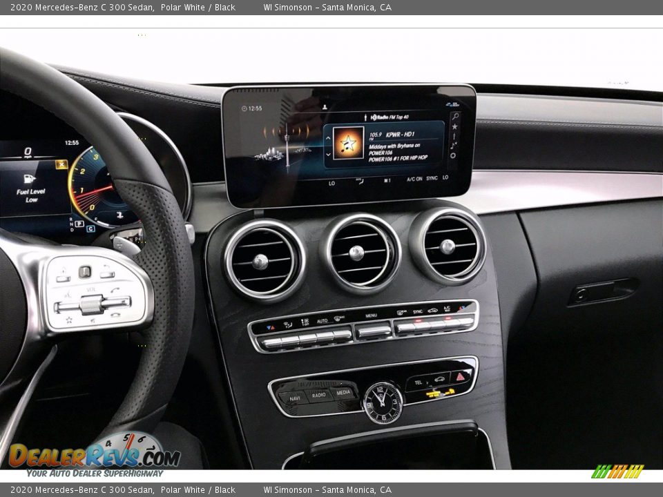 2020 Mercedes-Benz C 300 Sedan Polar White / Black Photo #6