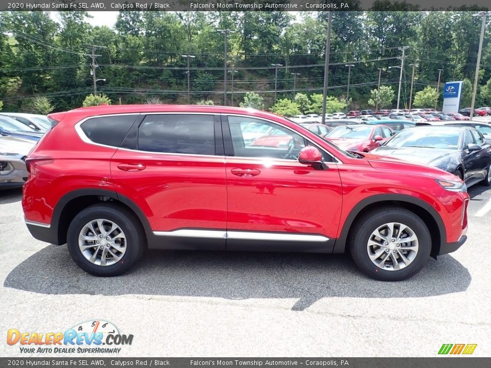 2020 Hyundai Santa Fe SEL AWD Calypso Red / Black Photo #1