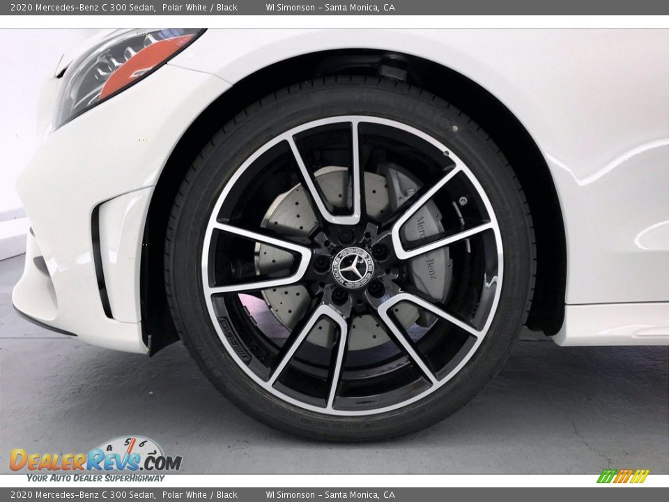 2020 Mercedes-Benz C 300 Sedan Polar White / Black Photo #9