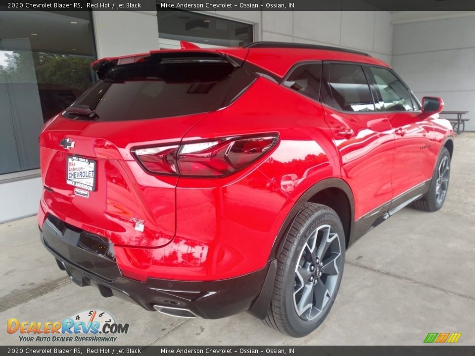 2020 Chevrolet Blazer RS Red Hot / Jet Black Photo #4