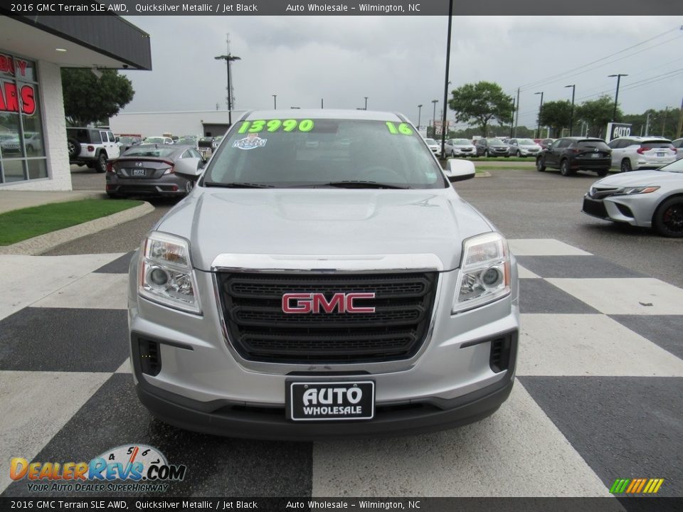2016 GMC Terrain SLE AWD Quicksilver Metallic / Jet Black Photo #2