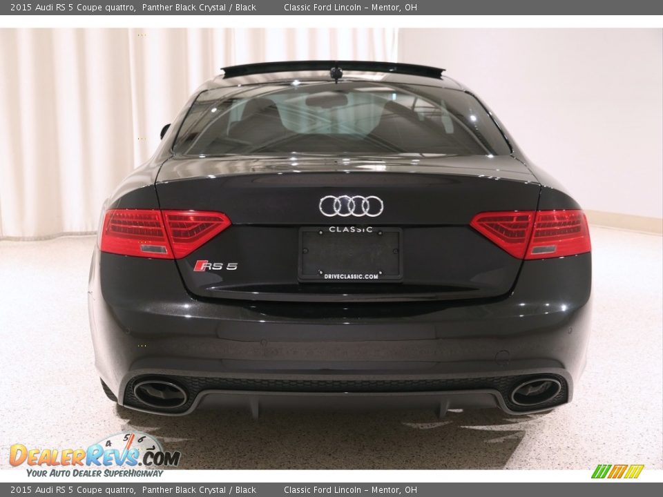 2015 Audi RS 5 Coupe quattro Panther Black Crystal / Black Photo #19