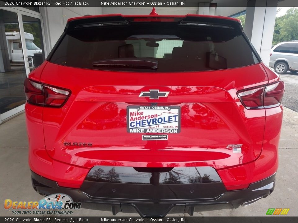 2020 Chevrolet Blazer RS Red Hot / Jet Black Photo #5