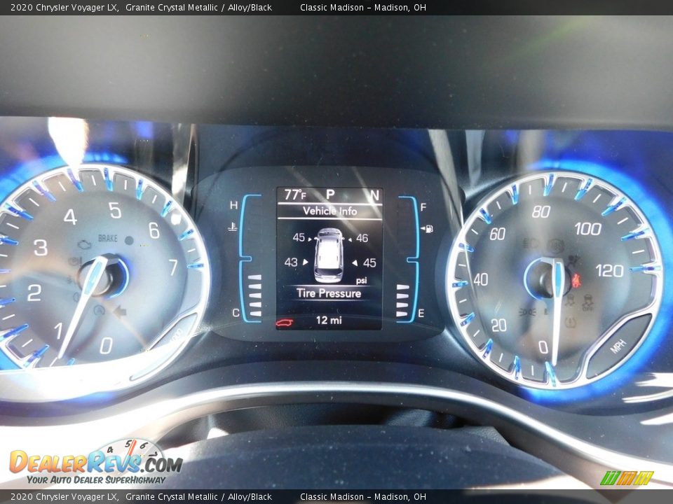 2020 Chrysler Voyager LX Granite Crystal Metallic / Alloy/Black Photo #11