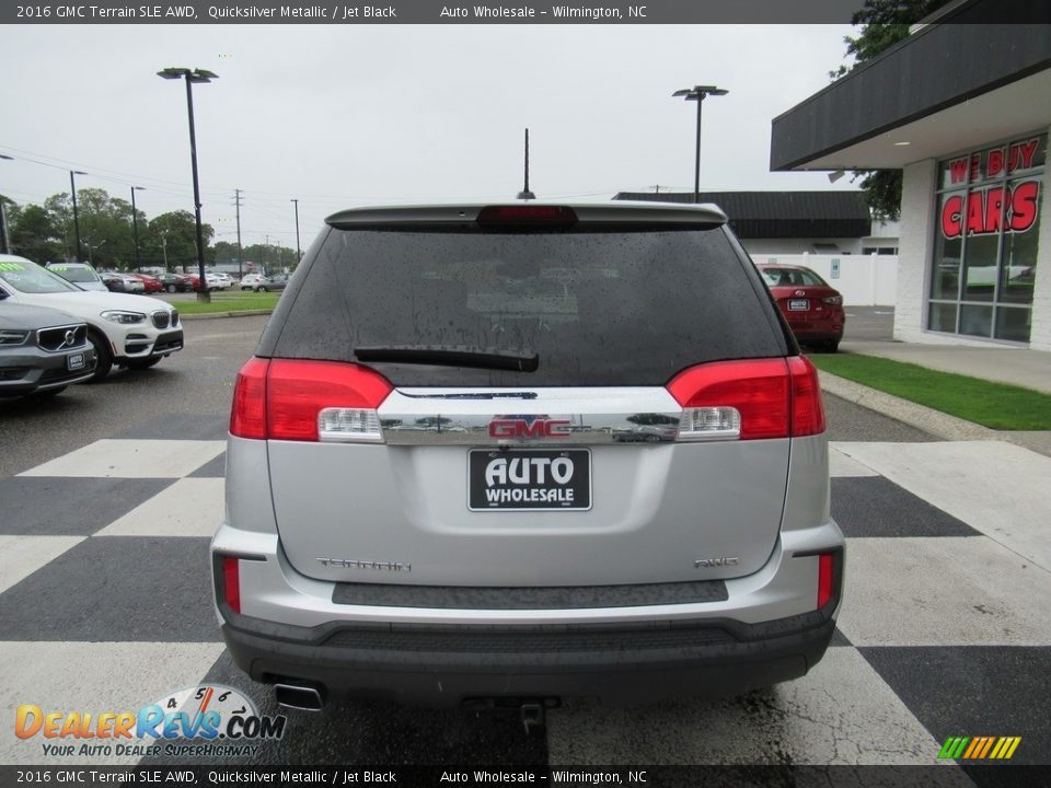 2016 GMC Terrain SLE AWD Quicksilver Metallic / Jet Black Photo #4