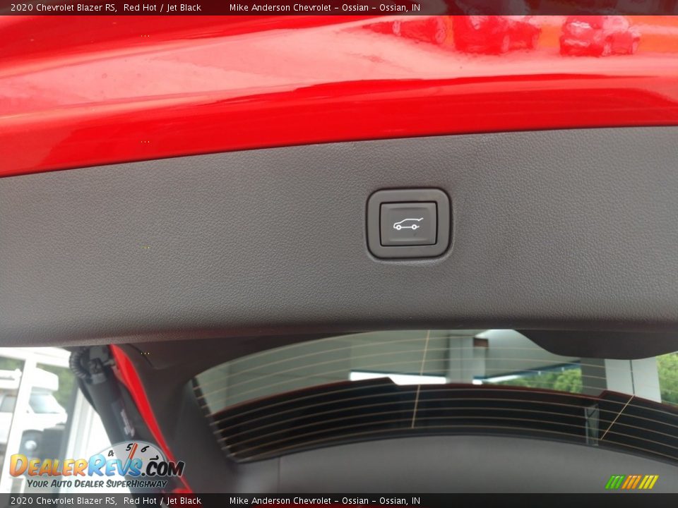 2020 Chevrolet Blazer RS Red Hot / Jet Black Photo #7