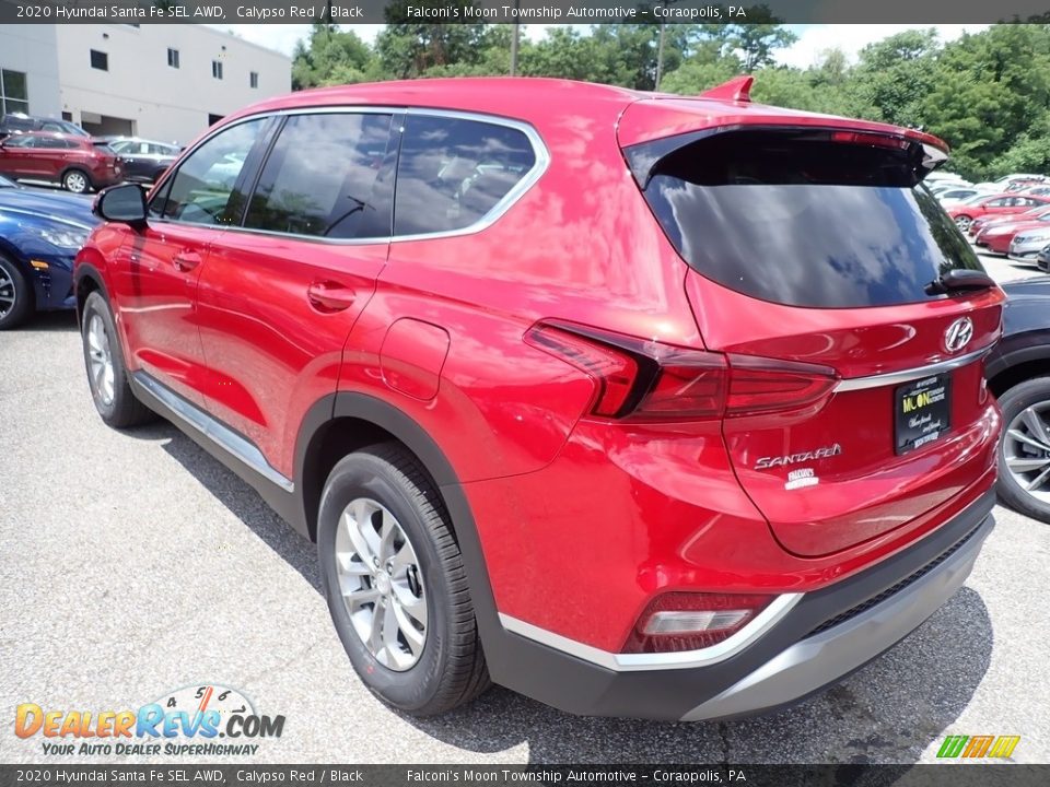 2020 Hyundai Santa Fe SEL AWD Calypso Red / Black Photo #6