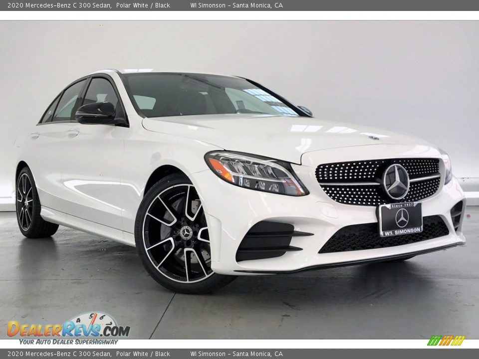 2020 Mercedes-Benz C 300 Sedan Polar White / Black Photo #12