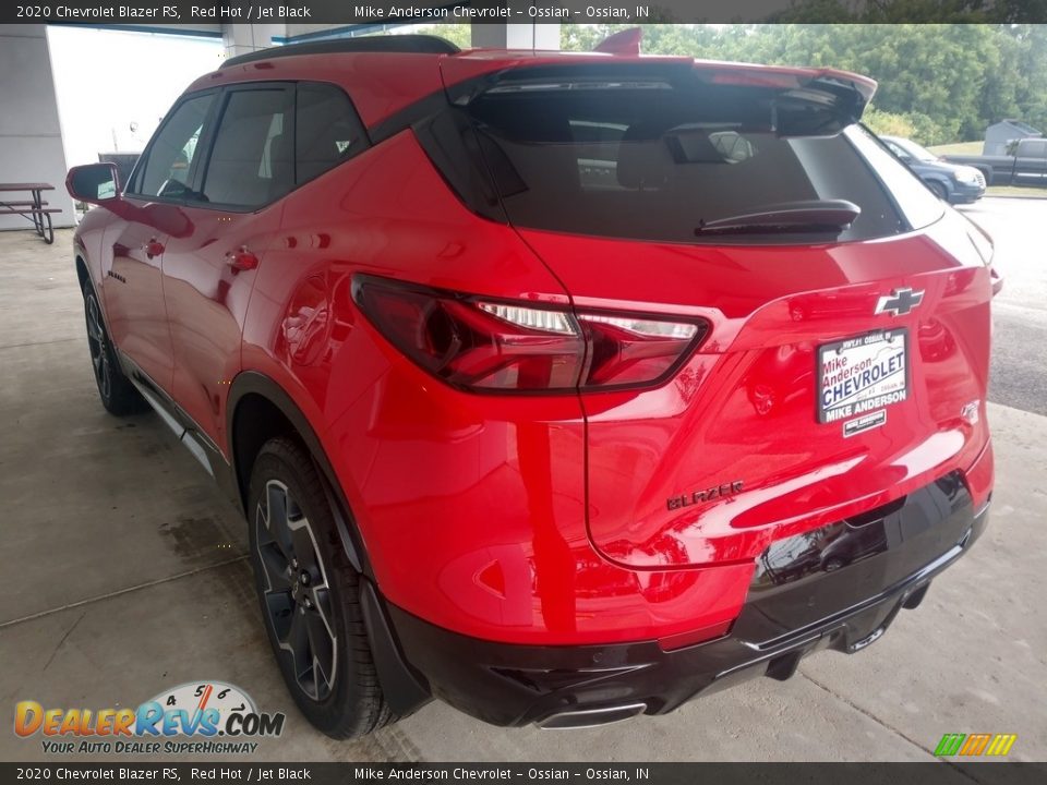 2020 Chevrolet Blazer RS Red Hot / Jet Black Photo #8