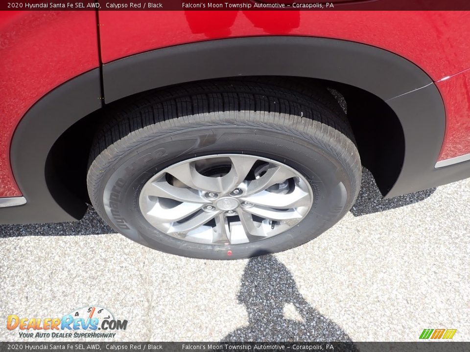 2020 Hyundai Santa Fe SEL AWD Calypso Red / Black Photo #7