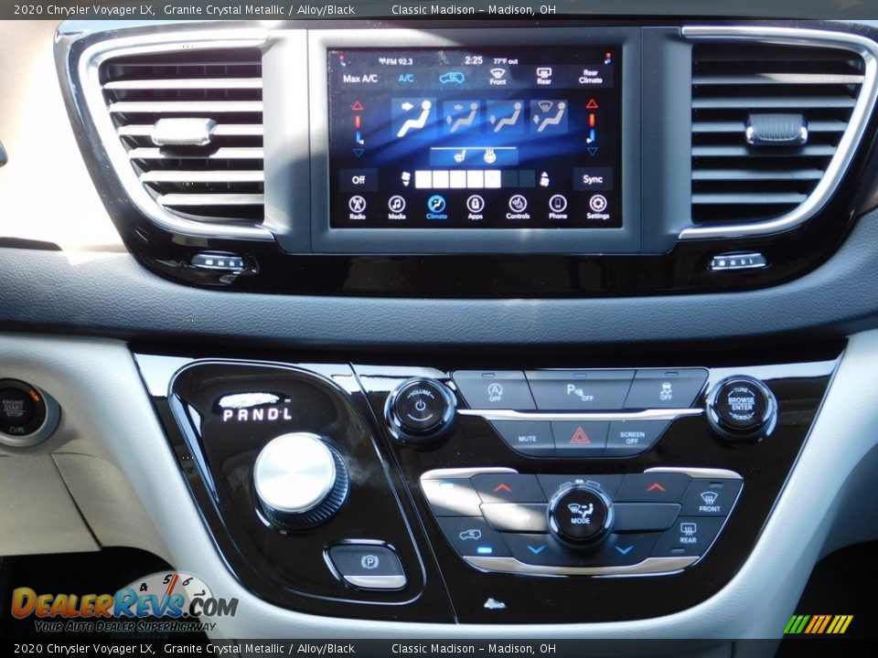 2020 Chrysler Voyager LX Granite Crystal Metallic / Alloy/Black Photo #15