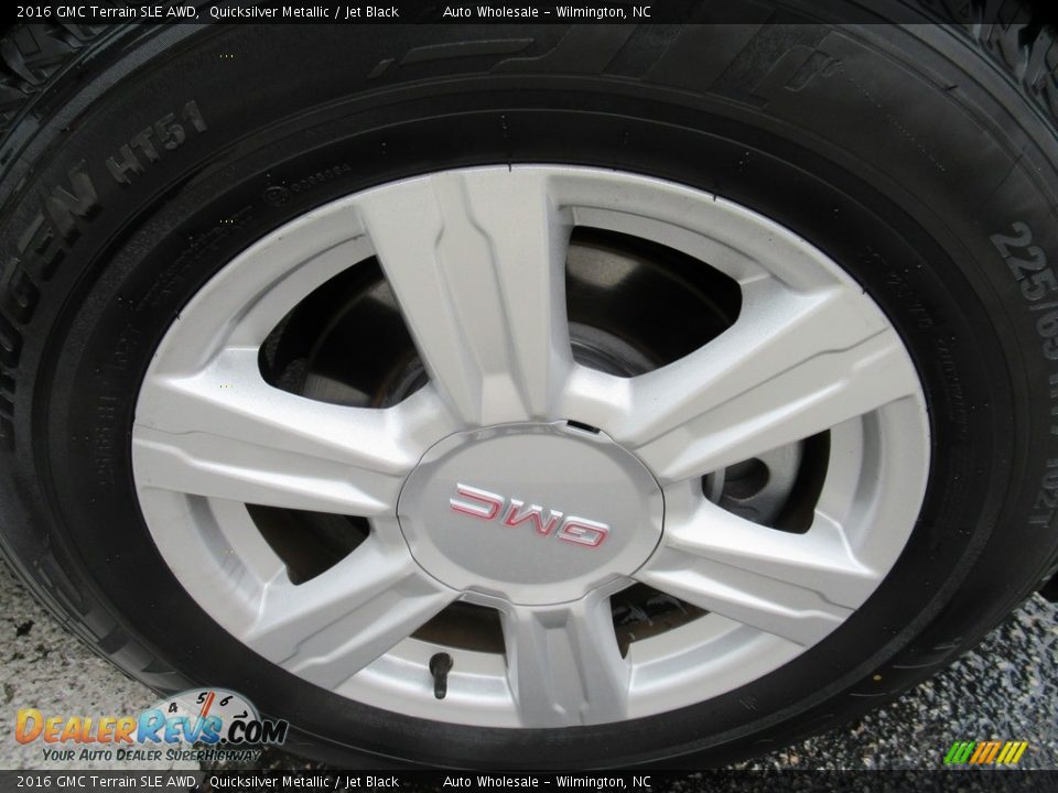 2016 GMC Terrain SLE AWD Quicksilver Metallic / Jet Black Photo #7