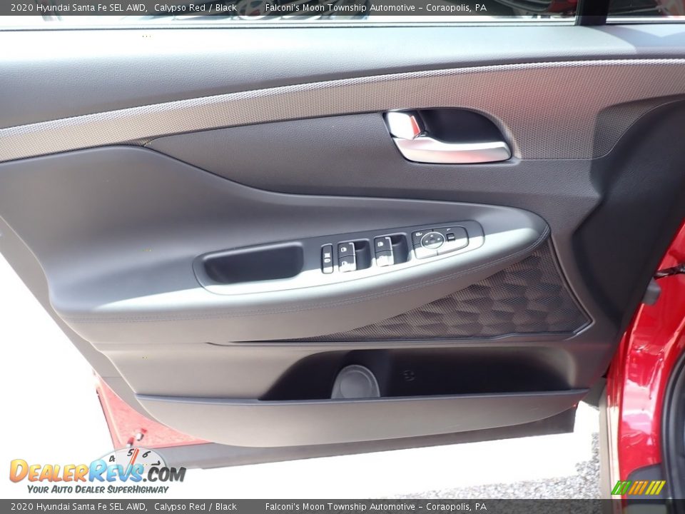 2020 Hyundai Santa Fe SEL AWD Calypso Red / Black Photo #11