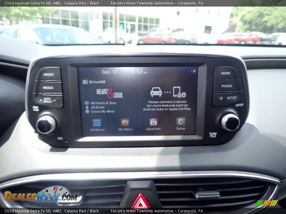 2020 Hyundai Santa Fe SEL AWD Calypso Red / Black Photo #13