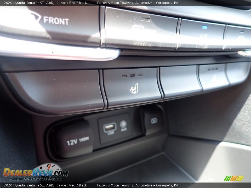 2020 Hyundai Santa Fe SEL AWD Calypso Red / Black Photo #15
