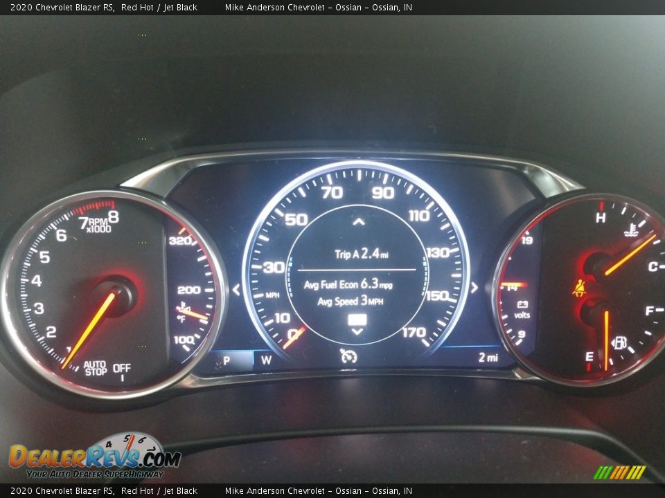 2020 Chevrolet Blazer RS Gauges Photo #20