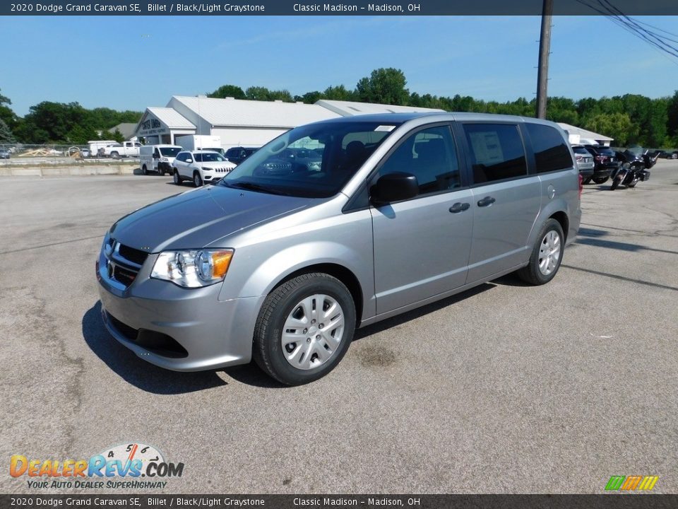 2020 Dodge Grand Caravan SE Billet / Black/Light Graystone Photo #2