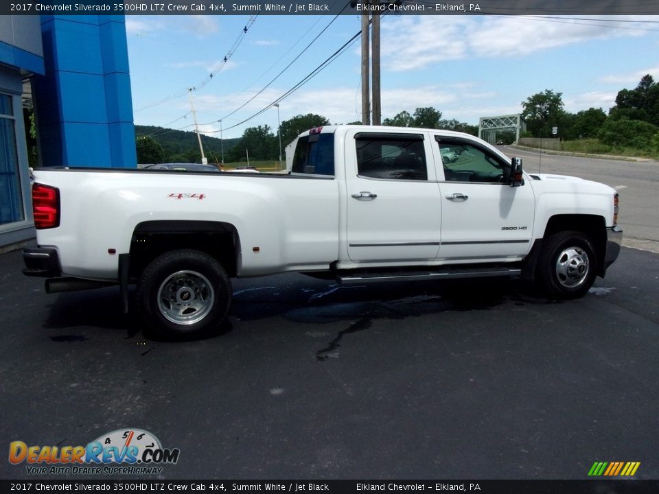 2017 Chevrolet Silverado 3500HD LTZ Crew Cab 4x4 Summit White / Jet Black Photo #4