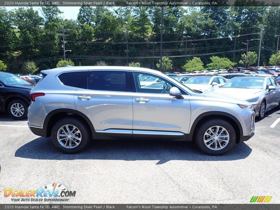2020 Hyundai Santa Fe SEL AWD Shimmering Silver Pearl / Black Photo #1