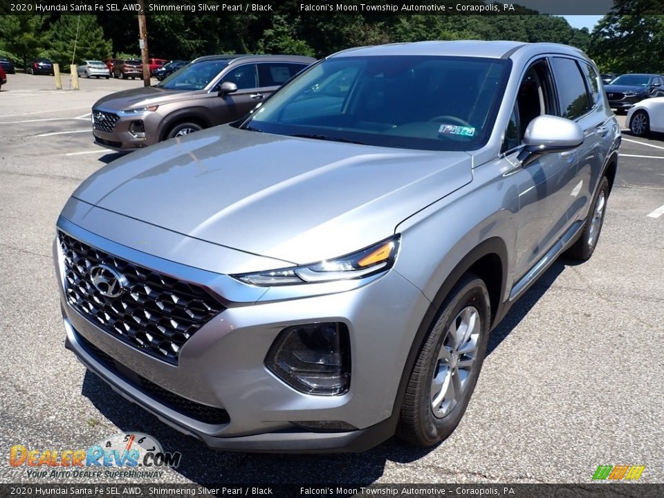 2020 Hyundai Santa Fe SEL AWD Shimmering Silver Pearl / Black Photo #4