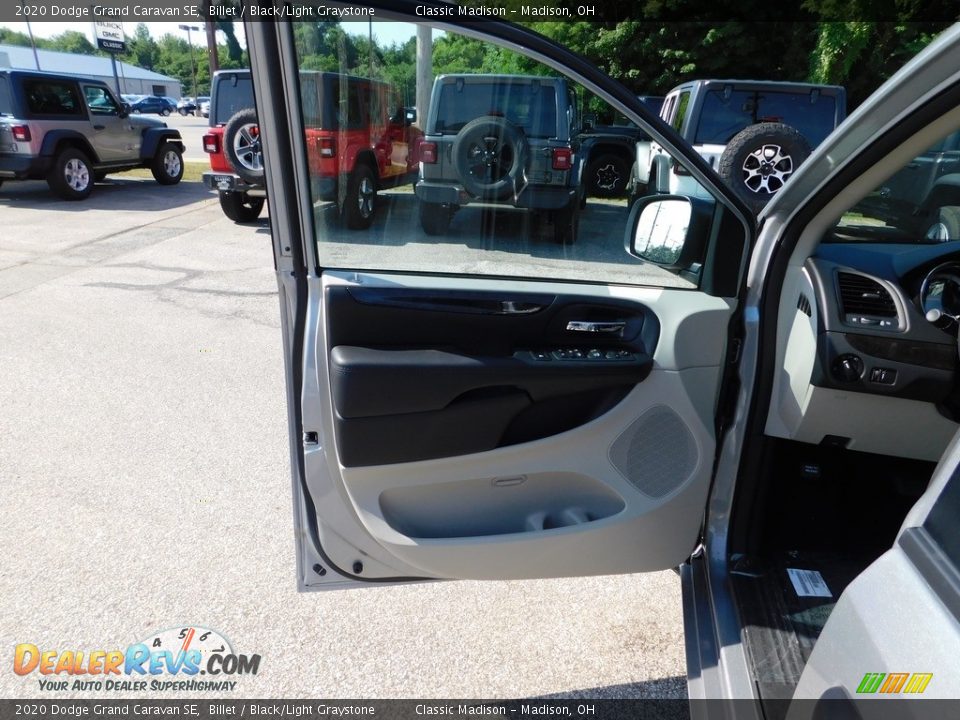 2020 Dodge Grand Caravan SE Billet / Black/Light Graystone Photo #8