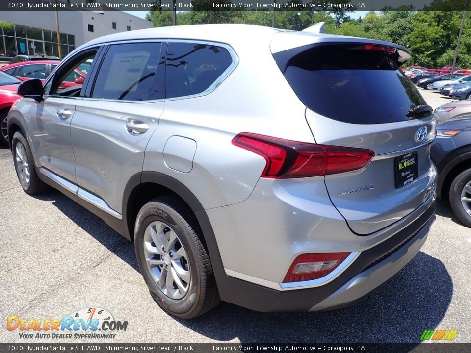 2020 Hyundai Santa Fe SEL AWD Shimmering Silver Pearl / Black Photo #5